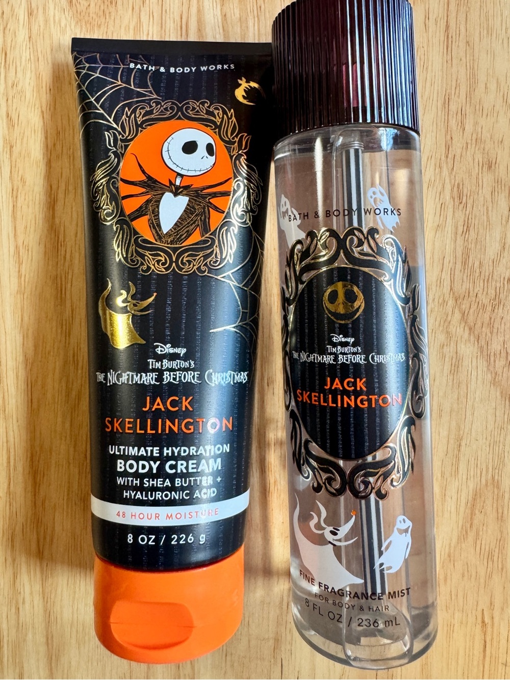 Bath & Body Works Disney Nightmare Before Christmas Jack Skeleton 2Piece Set